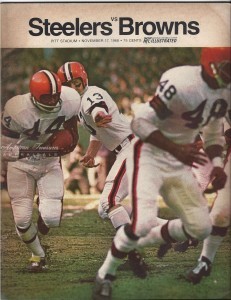 Steelers Program sold in Pittsburgh in 1968