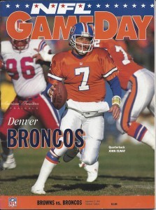 The hated John Elway is on the cover. 
