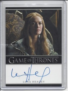 Lena Headey 2012 Game of Thrones Series 1 Queen Lannister bordered 