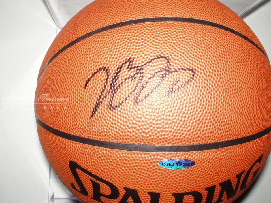 autographed lebron